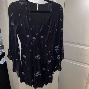 Navy Free People Dress